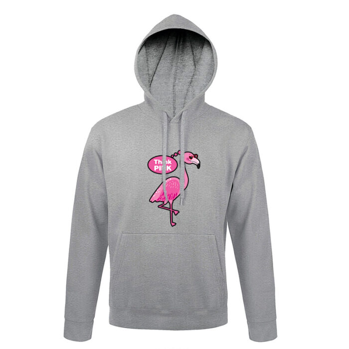 Hoodie αστείο Flamingo